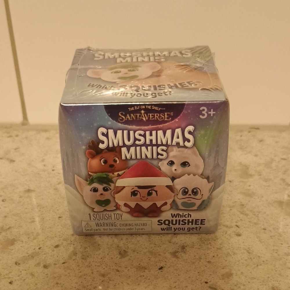 Santa Verse Elf On The Shelf Unopened Brand New Smushmas Minis Squish Blind Box